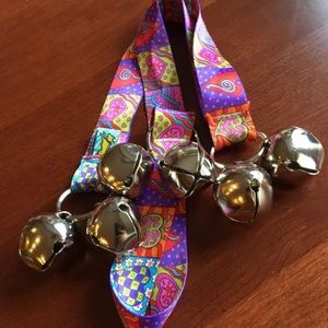 Hearts Print Puppy Potty Training Bells